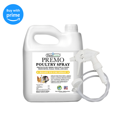 Poultry Spray - Plant Based All Natural Non-Toxic - By Premo Guard - Premo Natural Products 
