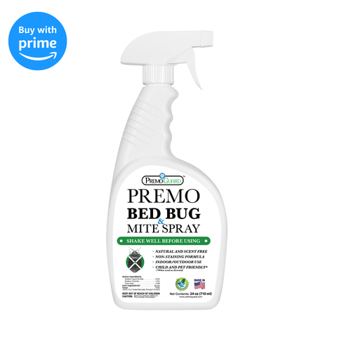 Bed Bug & Mite Killer Spray – Travel Size – All Natural Non-Toxic - By Premo Guard - Premo Natural Products 