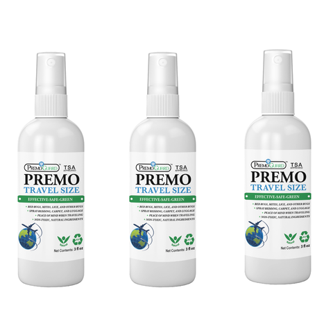 Bed Bug & Mite Killer Spray 3 oz 3 Pack | Natural & Non-Toxic | Premo Guard