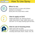 Poultry Spray 16 oz - Plant Based All Natural Non-Toxic - By Premo Guard - Premo Natural Products 