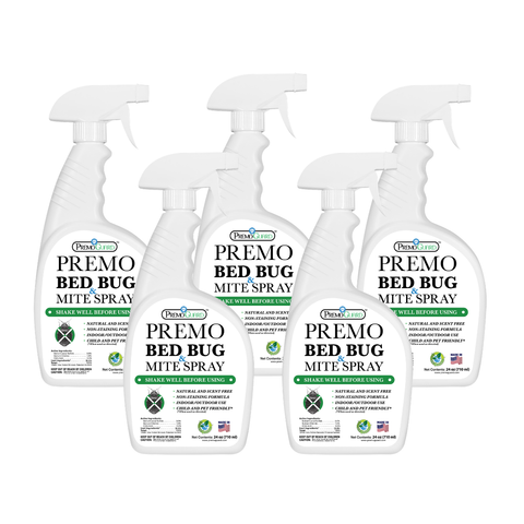 5 x 24 oz Bed Bug and Mite Killer | Plus 3 oz 3pk On Us | 30% Off Treatment Bundle | Premo Guard