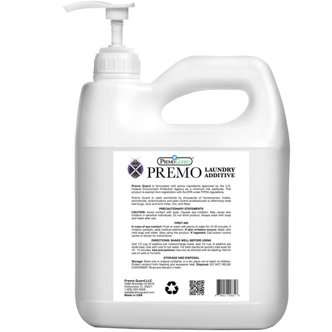 Bed Bug & Mite Killer Laundry Additive - 64 oz - All Natural Non-Toxic - By Premo Guard - Premo Natural Products 