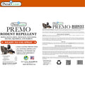 Rodent Repellent Spray - 32 oz - Plant Based All Natural Non-Toxic - By Premo Guard - Premo Natural Products 