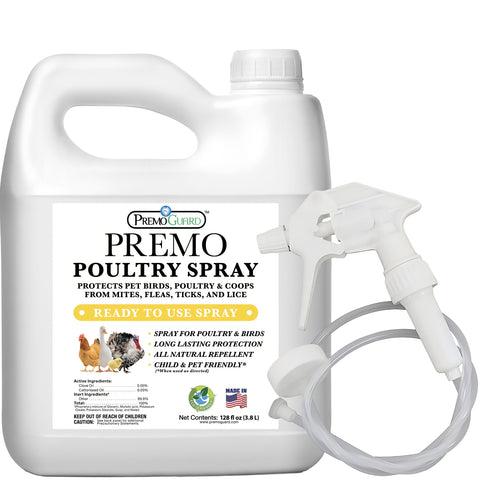Premo Guard  Poultry Spray 128 oz & Pet 32 oz Bundle and Save 20% - Premo Natural Products 