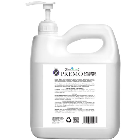 Bed Bug & Mite Killer Laundry Additive - 128 oz - All Natural Non-Toxic - By Premo Guard - Premo Natural Products 