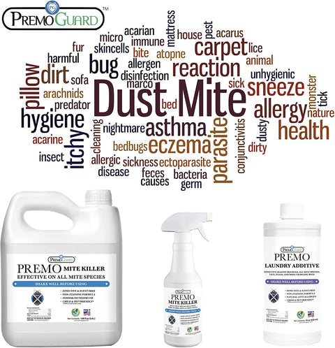 Mite Killer Spray 32 oz - All Natural Non-Toxic - By Premo Guard - Premo Natural Products 