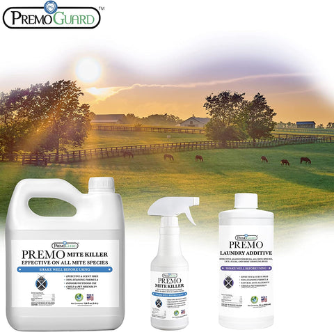 Mite Killer Spray 32 oz - All Natural Non-Toxic - By Premo Guard - Premo Natural Products 
