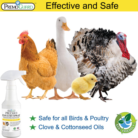Poultry Spray - Plant Based All Natural Non-Toxic - By Premo Guard - Premo Natural Products 
